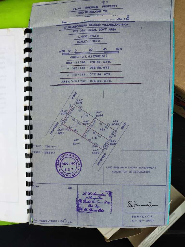 3 PLOTS OF LAND FOR SALE @ N150M PER PLOT